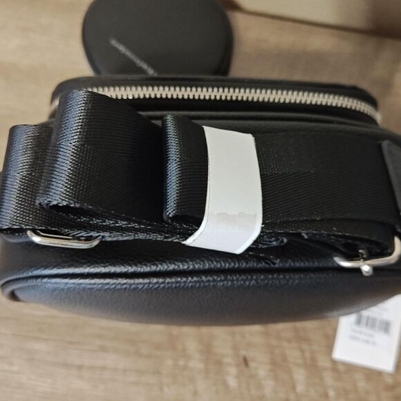 CXL by Christian Lacroix Camera Bag Womens Black Eve Pebble‎ Detachable Mini Zip - Picture 12 of 16